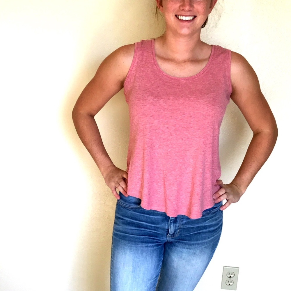 Cute Pink tank. Excellent condition!